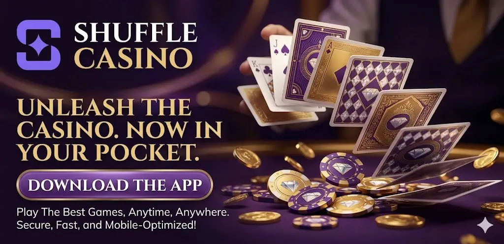 Shuffle Casino alkalmazás letöltés