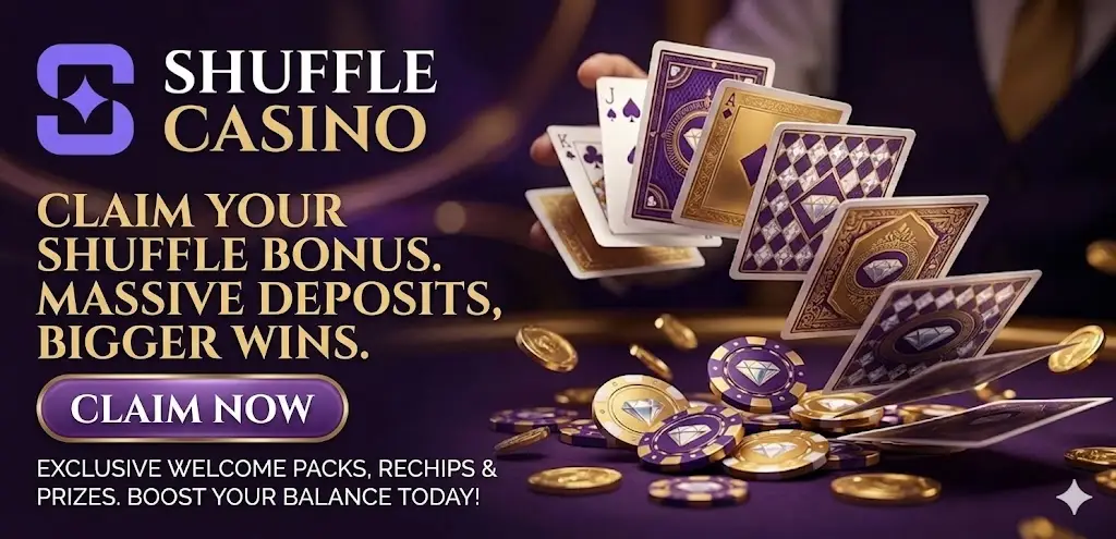 Shuffle Casino bónusz ajánlatok