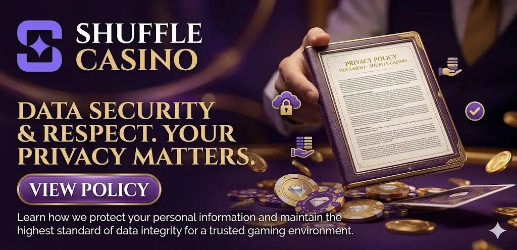 Shuffle Casino adatvédelmi irányelvek